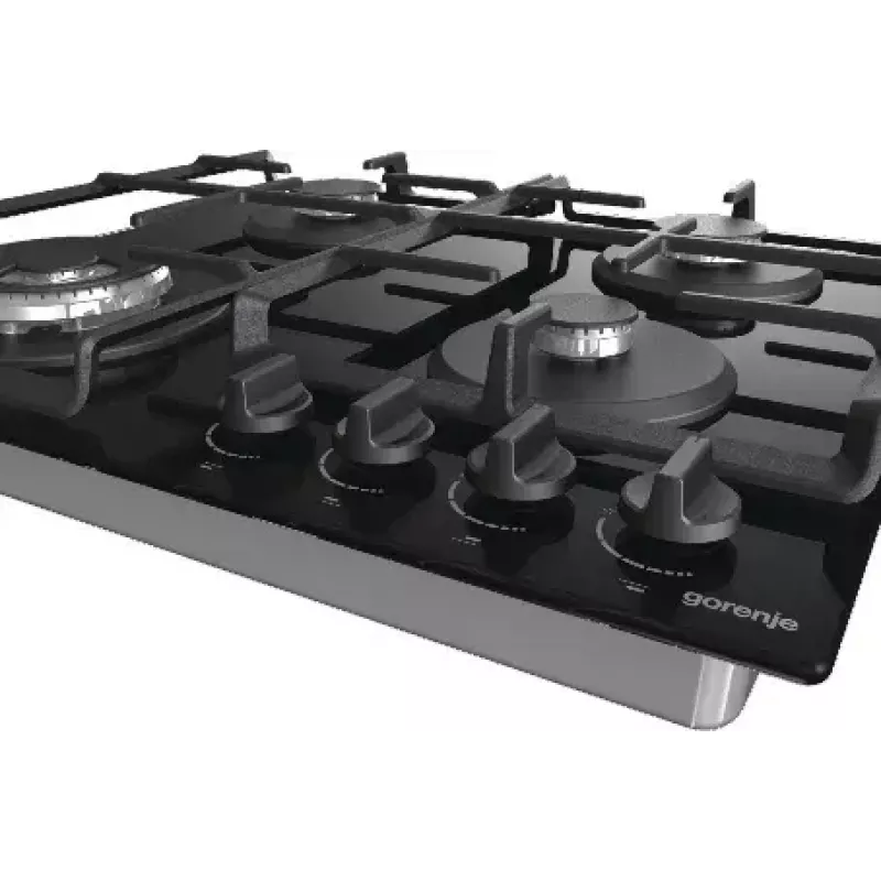 Placa Gorenje GTW641EB negra integrable 60 cm gas 4 zona(s)