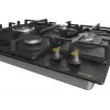 Placa Gorenje GW6D42CLB negra integrable 60 cm gas 4 zona(s)