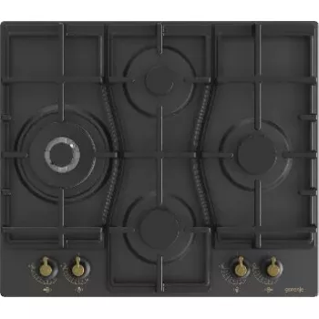 Placa Gorenje GW6D42CLB negra integrable 60 cm gas 4 zona(s)