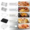 Adler AD 6309 horno freidora de aire, 13 l, 1700 W, acero inoxidable / negro