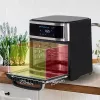 Adler AD 6309 horno freidora de aire, 13 l, 1700 W, acero inoxidable / negro