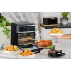 Adler AD 6309 horno freidora de aire, 13 l, 1700 W, acero inoxidable / negro