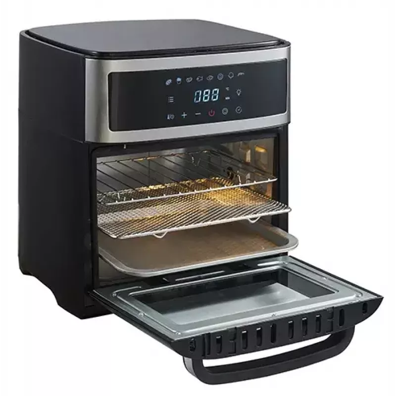 Adler AD 6309 horno freidora de aire, 13 l, 1700 W, acero inoxidable / negro