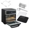 Adler AD 6309 horno freidora de aire, 13 l, 1700 W, acero inoxidable / negro