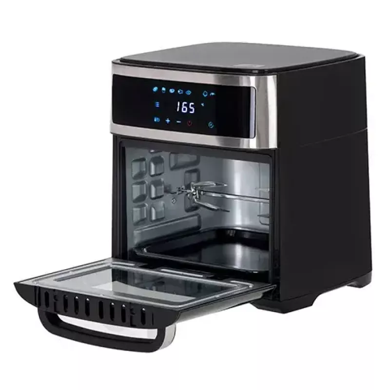 Adler AD 6309 horno freidora de aire, 13 l, 1700 W, acero inoxidable / negro