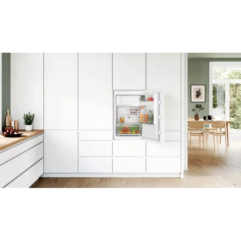 Bosch Serie 2 KIL22NSE0 Frigorífico-congelador integrable 119 L Blanco
