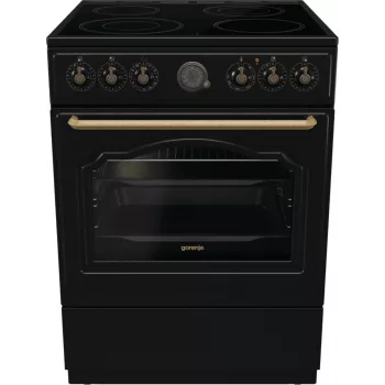 Cocina independiente Gorenje GECS6B71CLB Eléctrica Placa vitrocerámica Negro