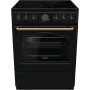 Cocina independiente Gorenje GECS6B71CLB Eléctrica Placa vitrocerámica Negro
