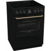 Cocina independiente Gorenje GECS6B71CLB Eléctrica Placa vitrocerámica Negro