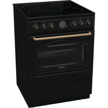 Cocina independiente Gorenje GECS6B71CLB Eléctrica Placa vitrocerámica Negro