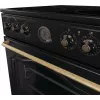 Cocina independiente Gorenje GECS6B71CLB Eléctrica Placa vitrocerámica Negro