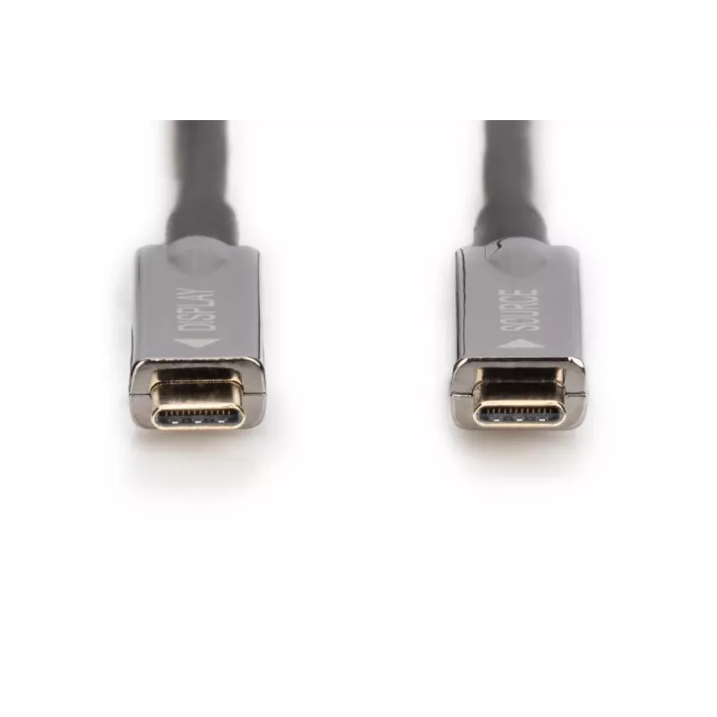 Cable de fibra híbrida AOC DIGITUS USB Type-C - USB Type-C 4K@60Hz USB 3.1 SPEC 15m