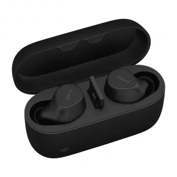 Jabra Evolve2 Buds - USB-A MS, Inalámbrico, Oficina/Callcenter, 5,4 g, Auriculares, Negro