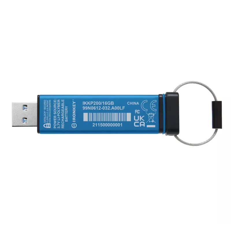 Memoria USB Kingston 16 GB USB Type-A IronKey Keypad 200
