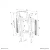 Soporte de pared para TV Neomounts WL35-550BL12 Max 40kg 24-55in Negro