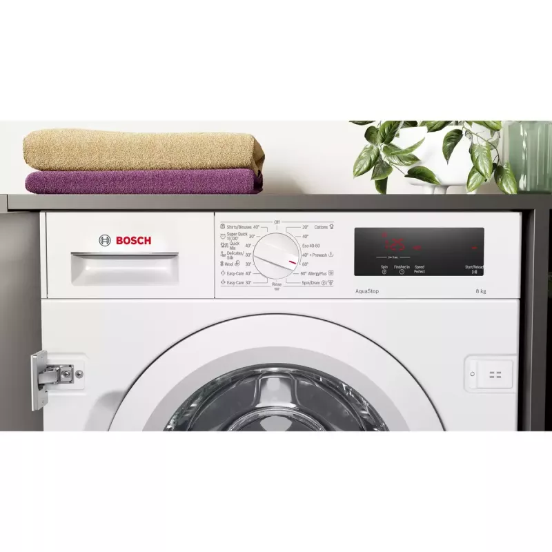 Lavadora Bosch Serie 6 WIW24342EU Carga frontal 8 kg 1200 rpm Blanco