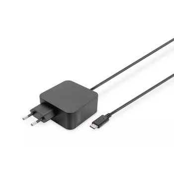 Fuente de alimentación para portátil USB-C Digitus DA-10071 65W interior AC negra
