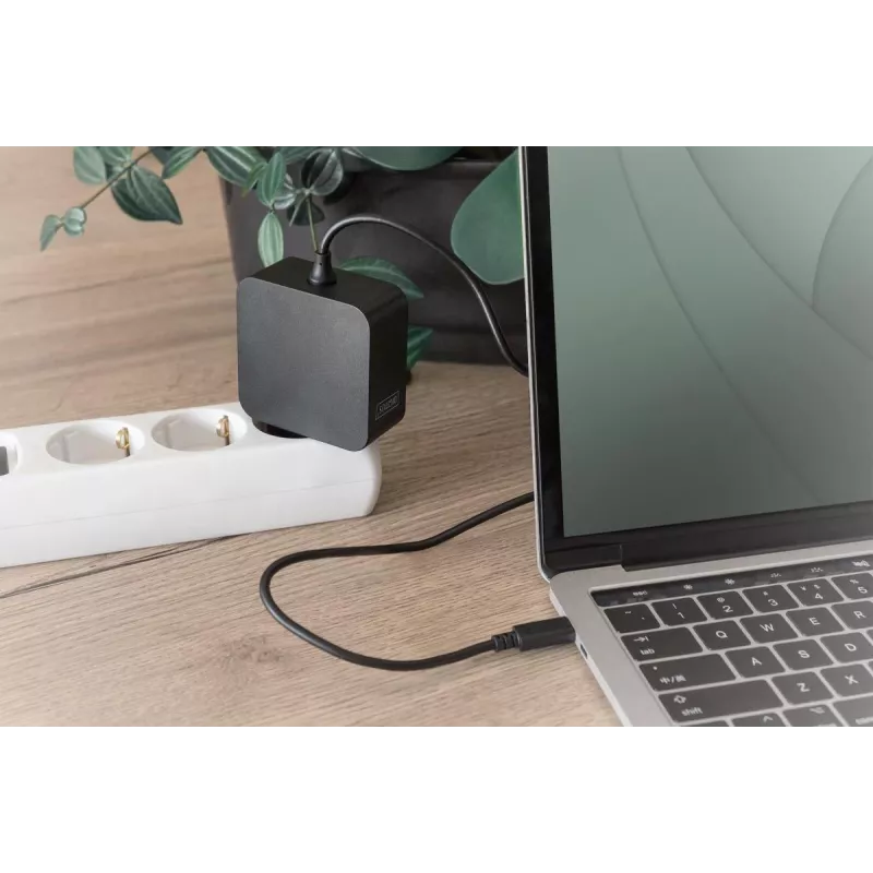 Fuente de alimentación para portátil USB-C Digitus DA-10071 65W interior AC negra