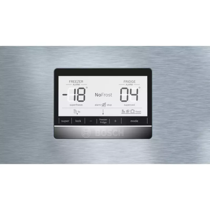 Frigorífico combi Bosch Serie 6 KGN86AIDR, independiente, 631 L total (479 L frigorífico / 152 L congelador), acero inoxidable, NoFrost