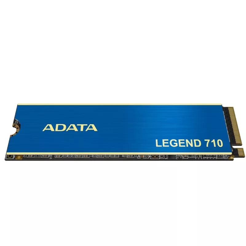 SSD M.2 ADATA LEGEND 710 256 GB — PCIe 3.0 NVMe, lectura 2100 MB/s, escritura 1000 MB/s
