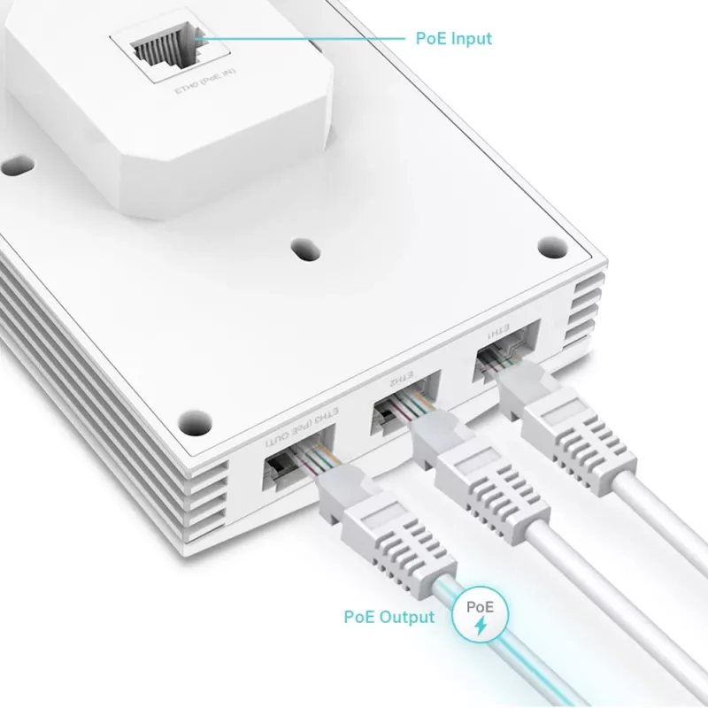 Punto de acceso TP-Link Omada AX3000 Wall Plate WiFi 6