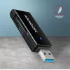 Lector de tarjetas Axagon CRE-S2N USB 3.2 Gen 1 Type-A negro