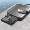 Lector de tarjetas externo Axagon CRE-S3 USB-A 3.2 Gen 1 3 ranuras y LUN SD/microSD/CF USB 3.2 Gen 1 (3.1 Gen 1) Type-A gris
