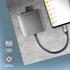 Lector de tarjetas de memoria Axagon CRE-S3C aluminio alta velocidad USB-C 3.2 Gen 1, 3 ranuras, UHS-II