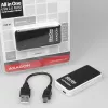 Lector de tarjetas externo Axagon CRE-X1 de 5 ranuras, CF, CF Type II, MMC, MMC Mobile, MMCmicro, MS Duo, MS PRO, Memory Stick (MS), MicroDrive, MicroSD...,