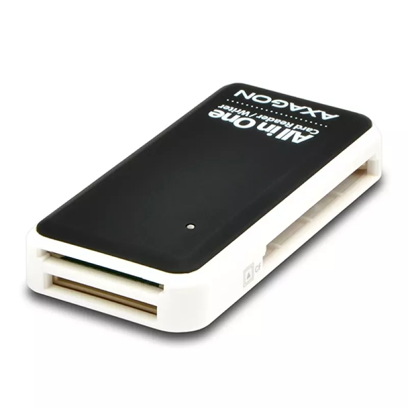 Lector de tarjetas externo Axagon CRE-X1 de 5 ranuras, CF, CF Type II, MMC, MMC Mobile, MMCmicro, MS Duo, MS PRO, Memory Stick (MS), MicroDrive, MicroSD...,