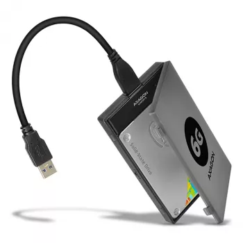 Axagon ADSA-1S6 USB 3.0 - HDD SATA de 2,5 pulgadas