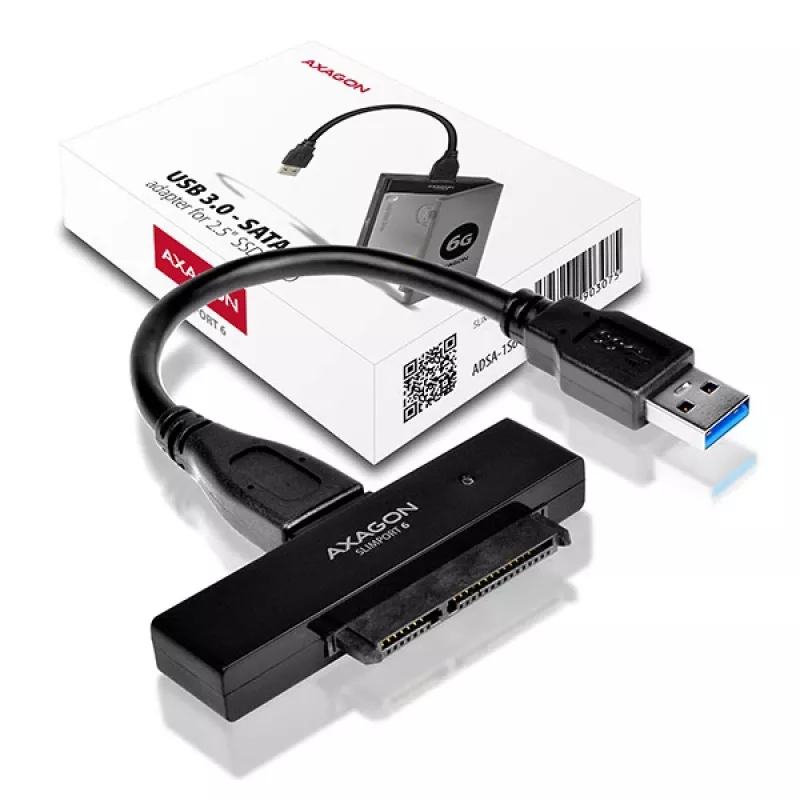 Axagon ADSA-1S6 USB 3.0 - HDD SATA de 2,5 pulgadas