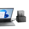 Docking station mini Axagon ADSA-D25 SuperSpeed USB dual para SSD/HDD de 2.5 pulgadas