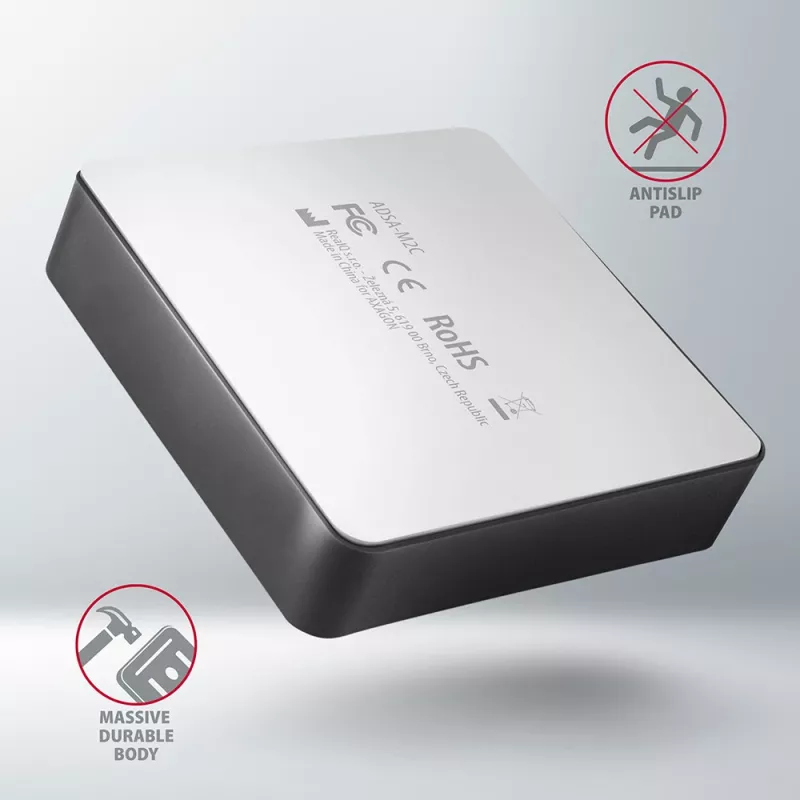 Axagon ADSA-M2C SuperSpeed USB-C 10Gbps Dock M.2 NVMe dual