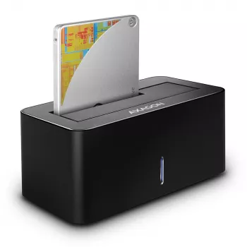AXAGON ADSA-SN - HDD - híbrido - SSD - SATA - Serial ATA II - Serial ATA III - 2.5,3.5 pulgadas - USB 3.2 Gen 1 (3.1 Gen 1) Type-A - 5 Gbit/s - negro