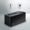 AXAGON ADSA-SN - HDD - híbrido - SSD - SATA - Serial ATA II - Serial ATA III - 2.5,3.5 pulgadas - USB 3.2 Gen 1 (3.1 Gen 1) Type-A - 5 Gbit/s - negro