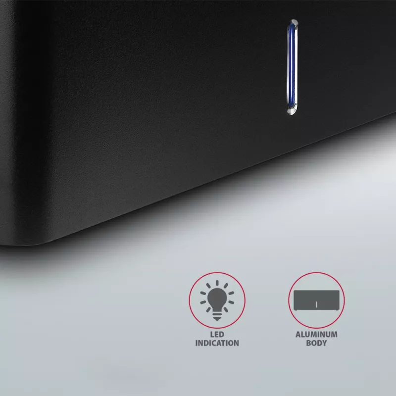 AXAGON ADSA-SN - HDD - híbrido - SSD - SATA - Serial ATA II - Serial ATA III - 2.5,3.5 pulgadas - USB 3.2 Gen 1 (3.1 Gen 1) Type-A - 5 Gbit/s - negro
