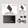 Caja para HDD/SSD AXAGON EE25-A6M — SATA de 2,5 pulgadas, USB 3.2 Gen 1 (5 Gbit/s), Micro-USB B a USB Type-A, aluminio, negra
