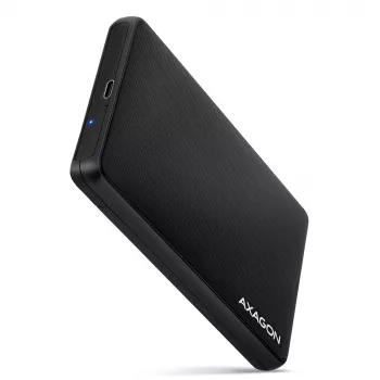 Caja externa sin tornillos Axagon EE25-SLC USB-C 3.2 Gen 1 - SATA 6G para SSD/HDD de 2,5 pulgadas