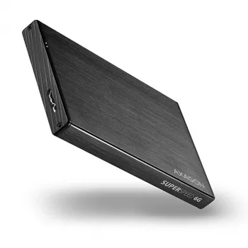 Caja externa compacta de aluminio Axagon EE25-XA6 USB 3.2 Gen 1 - SATA 6G para SSD/HDD de 2,5 pulgadas