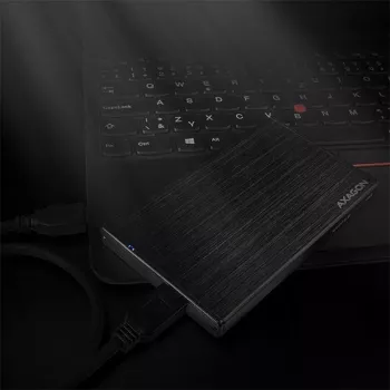 Caja externa compacta de aluminio Axagon EE25-XA6 USB 3.2 Gen 1 - SATA 6G para SSD/HDD de 2,5 pulgadas