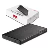 Caja externa compacta de aluminio Axagon EE25-XA6 USB 3.2 Gen 1 - SATA 6G para SSD/HDD de 2,5 pulgadas