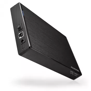 Caja externa compacta de aluminio Axagon EE35-XA3 USB 3.2 Gen 1 SATA para discos de 3,5 pulgadas