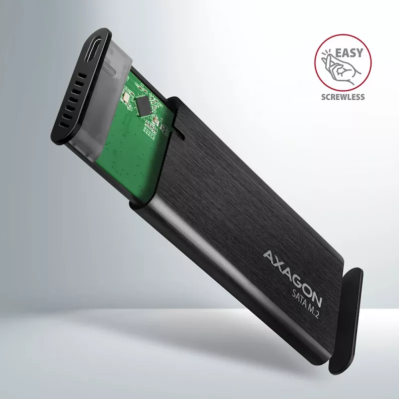 Caja para SSD Axagon EEM2-SBC USB-C 3.2 Gen 2 negra M.2
