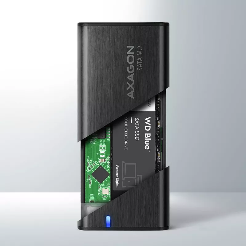Caja para SSD Axagon EEM2-SBC USB-C 3.2 Gen 2 negra M.2