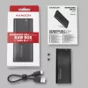 Caja para SSD Axagon EEM2-SBC USB-C 3.2 Gen 2 negra M.2