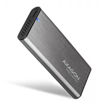 Caja RAW Axagon EEM2-SG2 SuperSpeed+ USB-C - SSD M.2 NVMe y SATA