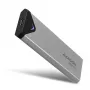 Caja externa de metal Axagon EEM2-UG2 USB-C 10Gbps para discos SSD M.2 NVMe. Plateada