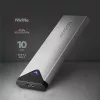 Caja externa de metal Axagon EEM2-UG2 USB-C 10Gbps para discos SSD M.2 NVMe. Plateada