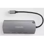 Hub Axagon HMC-6M2 USB 3.2 Gen 1, 2x USB-A, HDMI, RJ-45, SATA M.2, PD 100W, cable USB-C